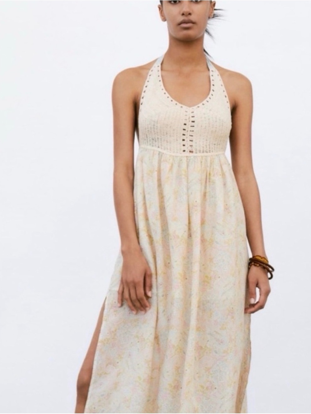 Zara paisley printed dress M